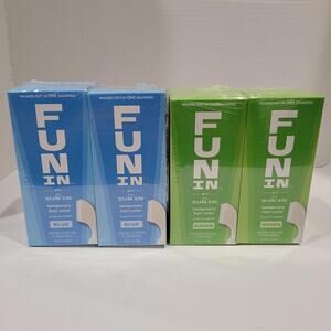 8pk Fun In by Sun In Temporary Brush In GREEN & Blue Hair Color Wash Out